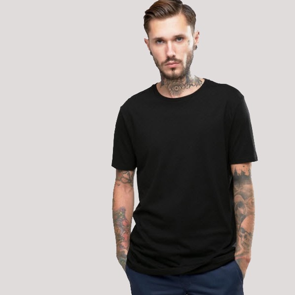 T- Shirt Black Men - Image 3